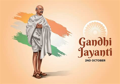 2nd October Happy Gandhi Jayanti Vector Illustration Design 31175033