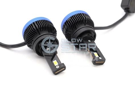 Автомобильные светодиодные LED лампы Aozoom P5 H8 с радиатором, 12V ...