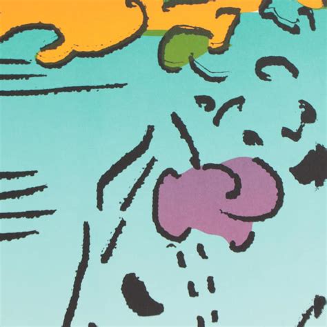 Peter Max Psychedelic Figurative Lithograph "The Dreamer," 1983 | EBTH