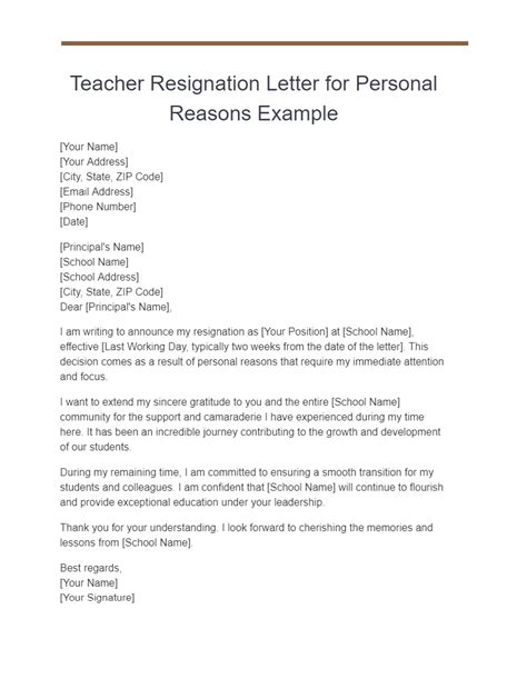 Teacher Resignation Letter 18 Examples Pdf Tips