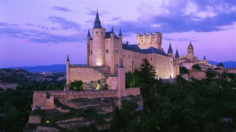 wallpaper castle  spain  hd picture image
