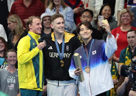 Kim Woo Min Captures Bronze In Men S Meter Freestyle Swimming The