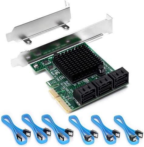 Amazon Ziyituod SATA3 0 増設ボード 6ポート拡張カード 6Gbps 超高速 PCI Express PCIe