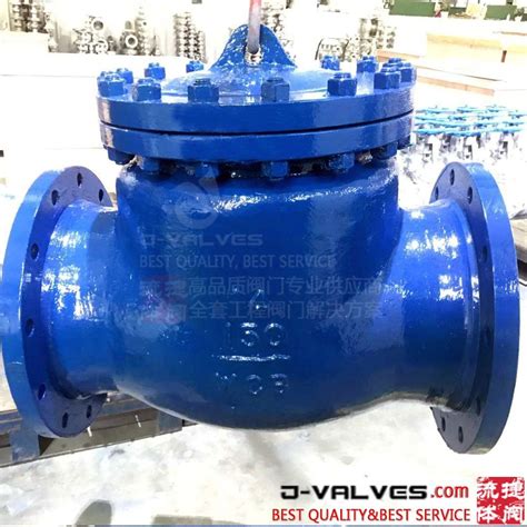 Api D Cast Steel Wcb Stainless Steel Flanged Type Rf Swing Check Valve