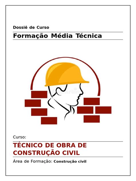 Curso Tecnico Construção Civil - Dossiê Do Curso de Técnico de Obra de Construção Civil | PDF ...