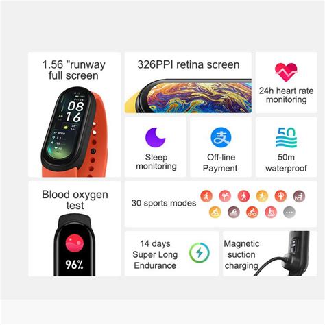 Фитнес-браслет Xiaomi Mi Band 6 купить недорого — выгодные цены ...