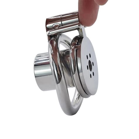 Hardcore Inverted Male Chastity Cage With Allen Key Cock Lock Stainless Steel Cylinder Penis