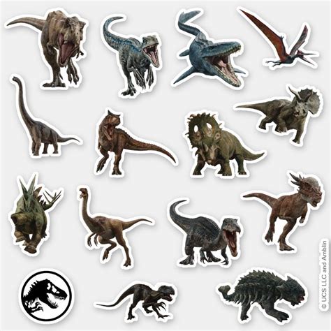 Jurassic World Dinosaurs Sticker Dinosaur Images Dinosaur Stickers