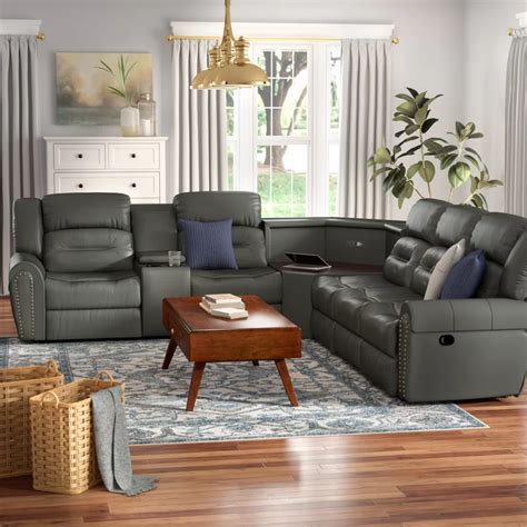 Red Barrel Studio Scheele Right Hand Facing Reclining Sectional