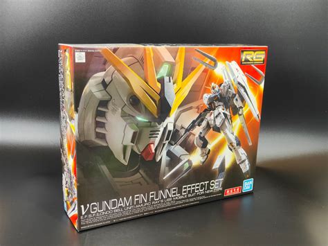 Bandai Rg 1144 Nu Gundam Fin Funnel Effect Model Kit Limited Edition