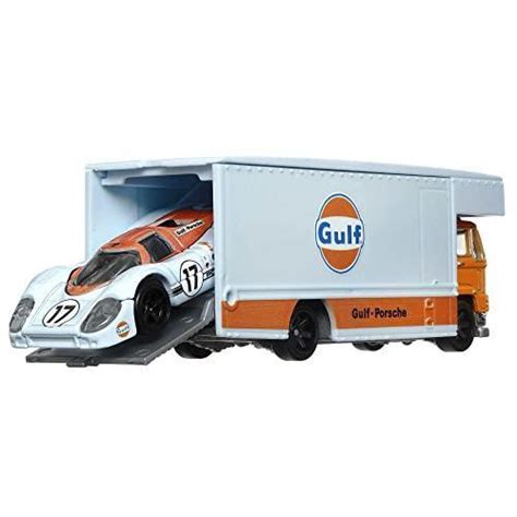 Hot Wheels ホットウィール HCR トランスポーターフリートフライヤー 積載車両ポルシェ LH おもちゃの