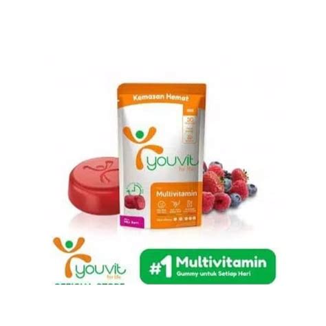 Jual Youvit Multivitamin Vitamin C Gummy Dewasa Days Shopee Indonesia