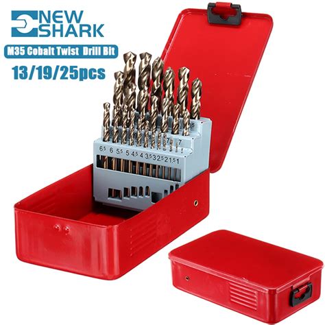 M35 Cobalt Twist Drill Bit Set Of Drills For Metal Hole Punch Hss Titanium Coated Hard Carbide