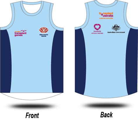 Nsw State Team Singlet