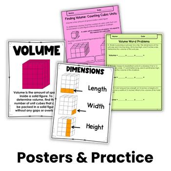 Volume Of Rectangular Prisms With Digital Volume Activities Google