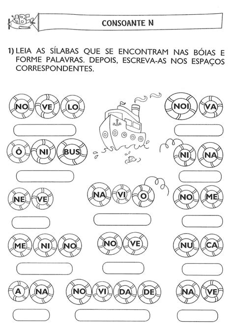 Atividades Com Silabas Simples Para Formar Palavras 1 Ano