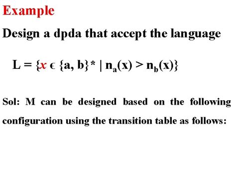 Theory Of Computation Pushdown Automata Pda Lecture