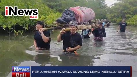 Perjuangan Warga Suwung Lemo Susuri Rawa Hutan Mangrove Menuju Setra