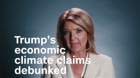 Trump Economic Climate Change Claims Debunked Cnn Video