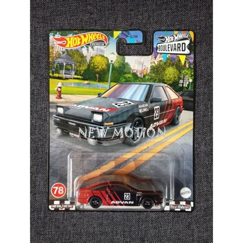 Hot Wheels Boulevard Toyota Ae Sprinter Trueno Advan Shopee Malaysia