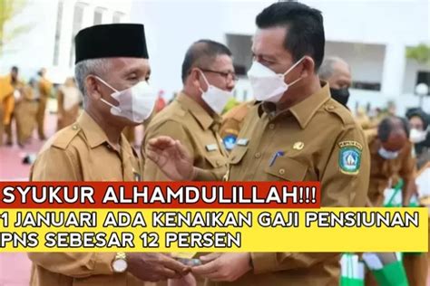 Pensiunan PNS Sujud Syukur Kenaikan Gaji 12 Persen Akan Berlaku