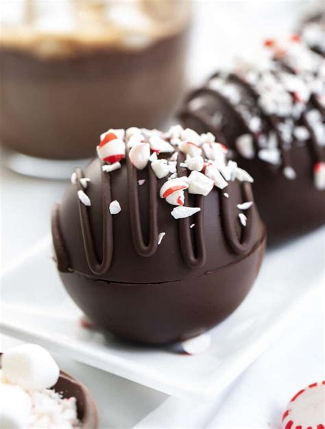 Peppermint Hot Cocoa Bombs I Am Baker