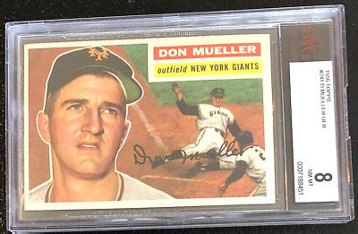 Topps Don Mueller Bvg Nm Mt Ebay