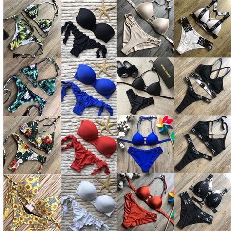 Buy Fashion Women Sexy Bikini Set Solid Color Sport Swimwear Push Up