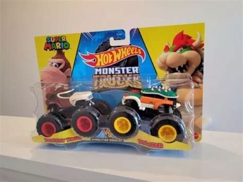 Super Mario Hot Wheels Monster Truck Donkey Kong Vs Bowser Env O Gratis