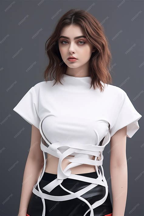 Premium AI Image | SHEIN Model moebius strip clothing design