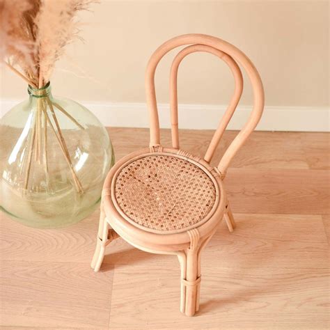 Fauteuils En Rotin Naturel Pour Enfants Mobilier Tendance