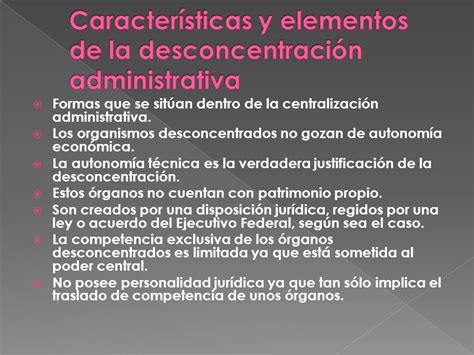 Desconcentraci N Administrativa Ppt Descargar