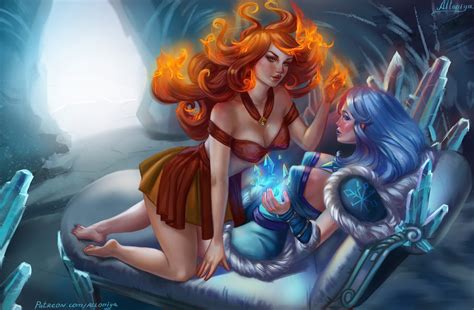 Ice And FIre By Alloniya Hentai Foundry