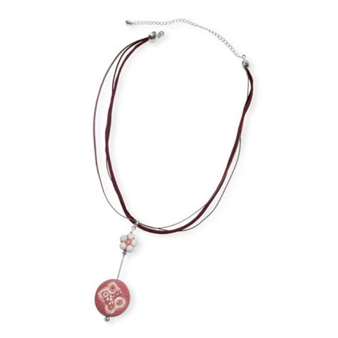 pendente farfalla rosa karmaregalo