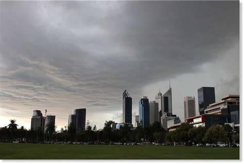 Perth In Western Australia October Rainfall Record Broken After Storm