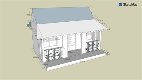 Sketsa Rumah Kebaya 3d Model