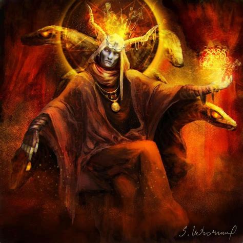 King Paimon By LetticiaMaer On DeviantArt Demonology God Art Dark