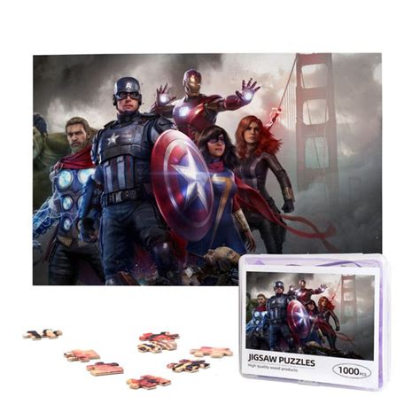 Avengers Деревянный пазл Марвел Деревянные пазлы Мстители Marvel ...
