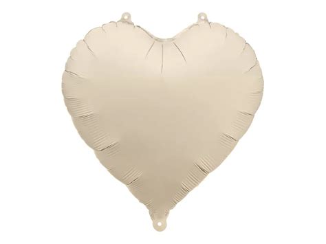Globo corazón nude mate 45 cms