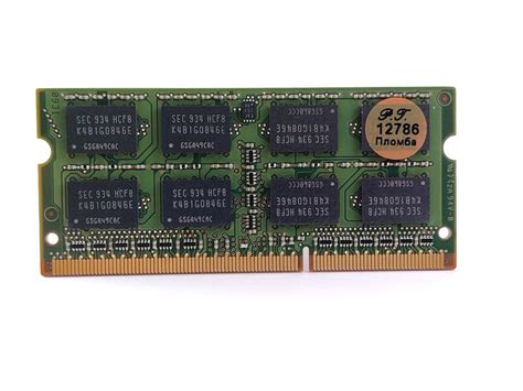 Оперативная память для ноутбука SODIMM Samsung DDR3 2Gb 1066MHz PC3 ...