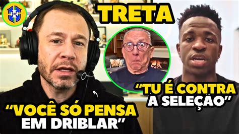 Treta Tiago Leifert E M Dia Detona Vini Jr Na Sele O Brasileira