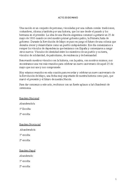 Glosas 25 De Mayo Nivel Superior 8