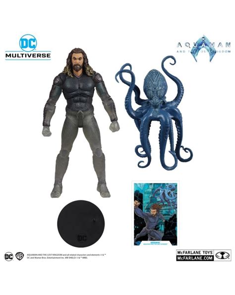 Figura Aquaman Stealth Suit With Topo Gold Label Aquaman Y El