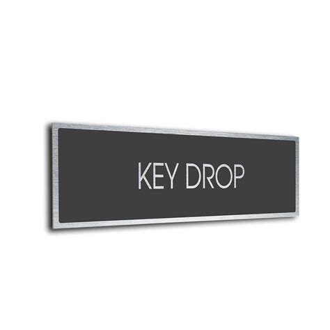 Key Drop Door Sign Clearly Label Every Room In Your Facility With Our
