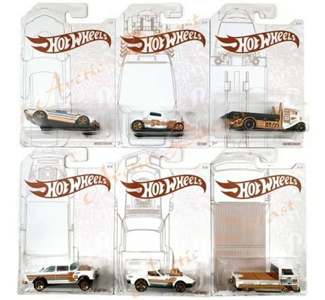Hot Wheels Pearl Chrome Collector 6 Vehiculos Envío gratis