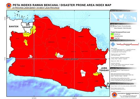 PDF PETA INDEKS RAWAN BENCANA DISASTER PRONE Geospasial Bnpb Go Id