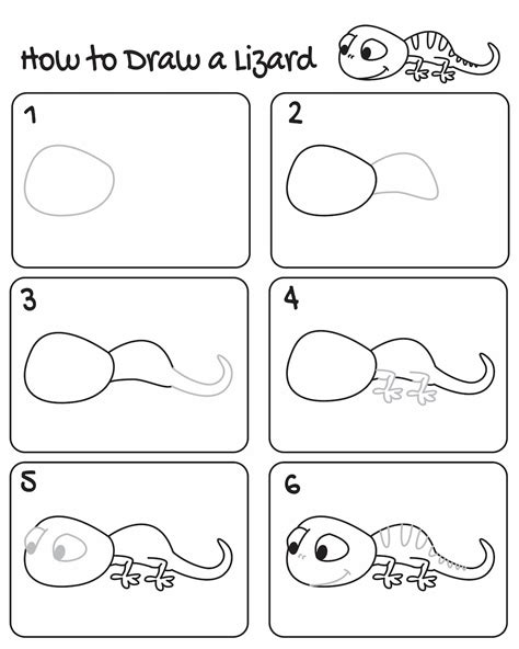 How To Draw A Lizard In 6 Simple Steps VerbNow