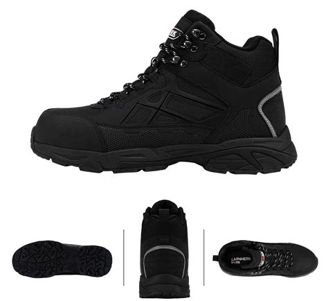 Snapklik.com : LARNMERN Steel Toe Boots Women Work Shoes Industrial