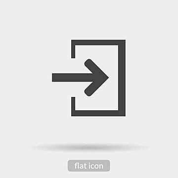 Icono De Vector Negro Para Iniciar Y Cerrar Sesi N En Formato Eps