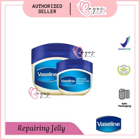 Jual Vaseline Repairing Petroleum Jelly Original Kulit Kering 100 Pure